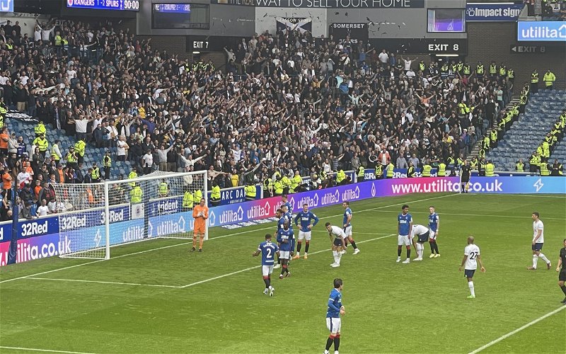 Image for Gers find Spurs tough customers – Rangers 1-2 Tottenham Hotspurs