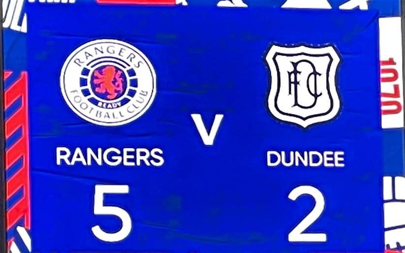 Image for Picking Up The Pieces – Rangers 5-2 Dundee