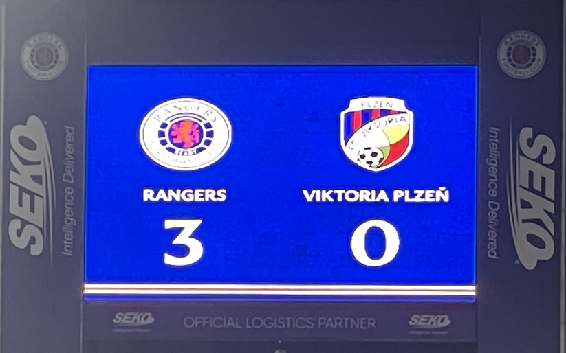 Image for Czeching In or Czeching Out – Rangers 3-0 Viktoria Pilzen